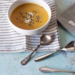 Roasted Heirloom Squash and Tart Apple Soup