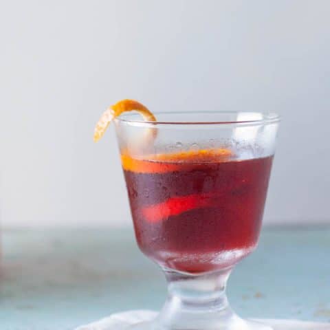 Smoked Barrel-Aged Negroni-image