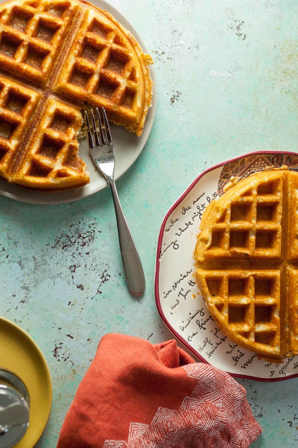 Antebellum Rice Waffles. Southern gluten-free waffles from the Big Jones Cookbook. From Blossom to Stem | Because Delicious | www.blossomtostem.net