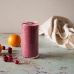 Cranberry Clementine Smoothie. A creamy jewel-toned smoothie that comes together in minutes. Vegan, gluten free, dairy free. From Blossom to Stem | Because Delicious | www.blossomtostem.net