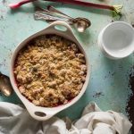 Rhubarb Crumble. From Blossom to Stem | www.blossomtostem.net