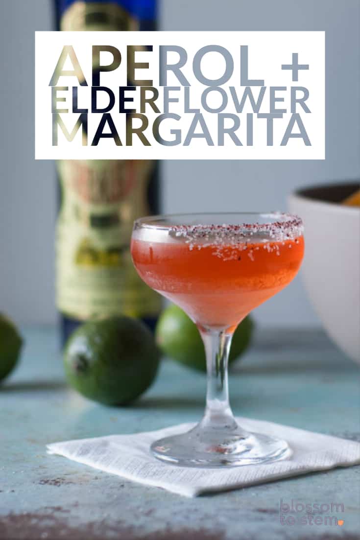 Aperol and Elderflower Margarita