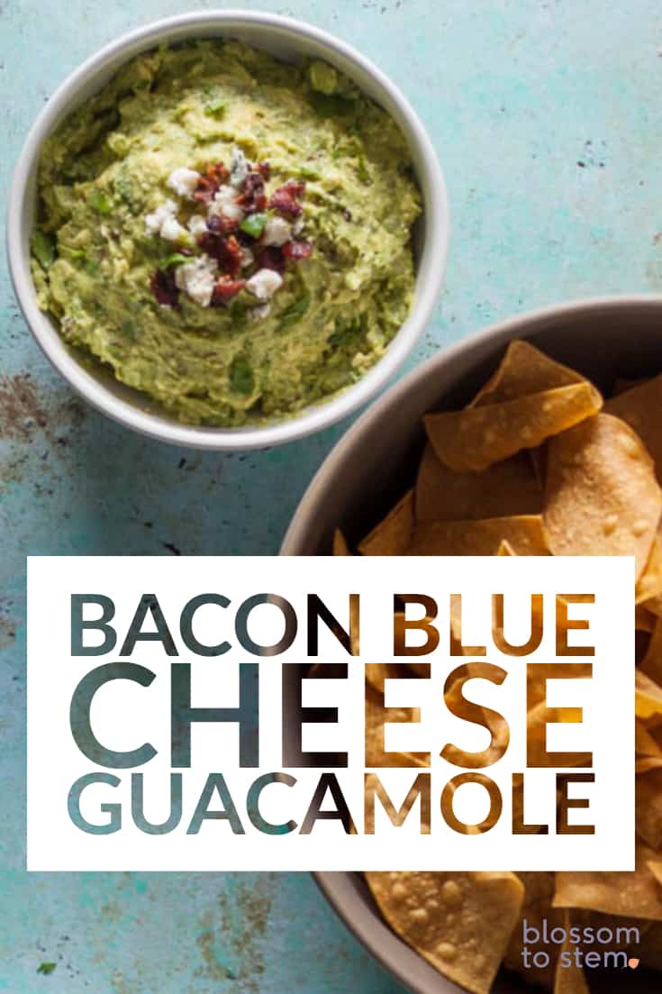 Bacon Blue Cheese Guacamole