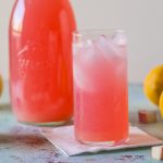 Rhubarb Pink Lemonade. From Blossom to Stem | www.blossomtostem.net