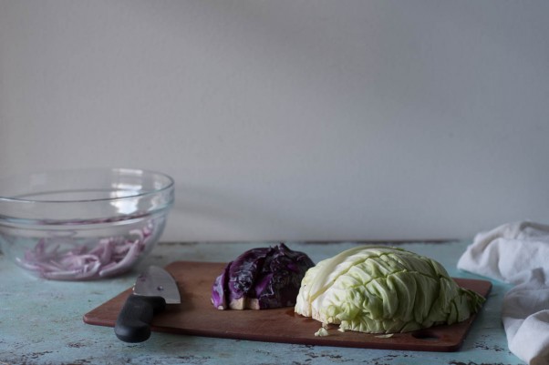 Grilled Cabbage Salad with Peanuts and Mint. Charred cabbage tossed in a Vietnamese sauce, showered with peanuts and mint. The perfect side for your next cookout. Gluten free. From Blossom to Stem | Because Delicious | www.blossomtostem.net