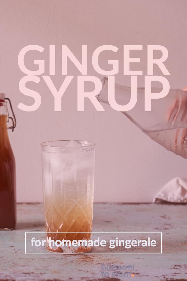 Ginger Syrup for Homemade Gingerale