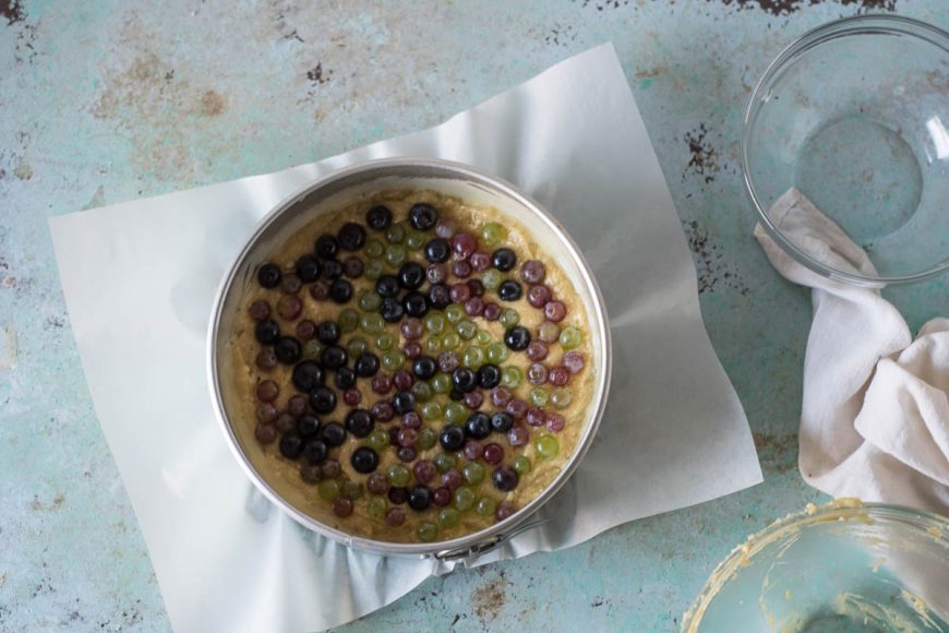 Grape Olive Oil Cake, a cake for the cheese plate Blossom to Stem
