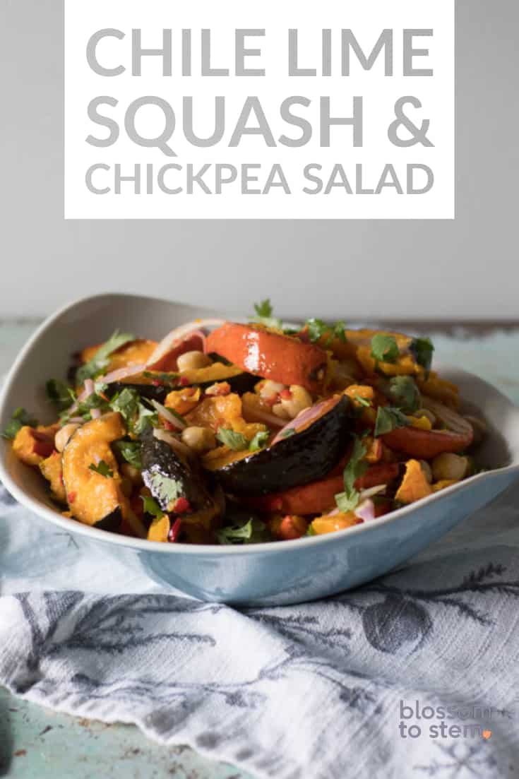 Chile Lime Squash & Chickpea Salad