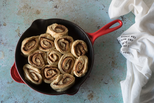 Brioche Cinnamon Rolls with Cream Cheese Icing. A recipe for gooey cinnamon rolls made with no-knead brioche dough. The perfect comforting breakfast treat. From Blossom to Stem | Because Delicious | www.blossomtostem.net