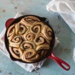 Brioche Cinnamon Rolls with Cream Cheese Icing. A recipe for gooey cinnamon rolls made with no-knead brioche dough. The perfect comforting breakfast treat. From Blossom to Stem | Because Delicious | www.blossomtostem.net