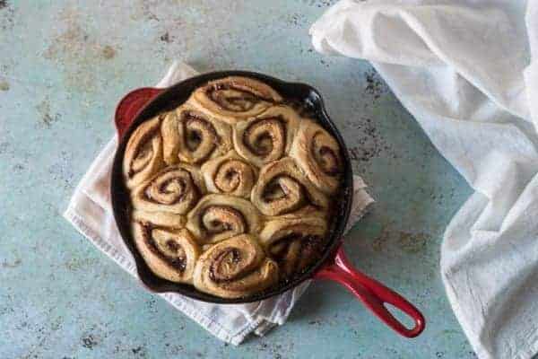 Brioche Cinnamon Rolls with Cream Cheese Icing. A recipe for gooey cinnamon rolls made with no-knead brioche dough. The perfect comforting breakfast treat. From Blossom to Stem | Because Delicious | www.blossomtostem.net