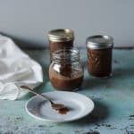 Halvah Milk Chocolate Hot Fudge. This recipe is a twist on hot fudge sauce with sweet sesame paste, milk chocolate, and a hint of coffee. So good. Gluten free. From Blossom to Stem | Because Delicious | www.blossomtostem.net