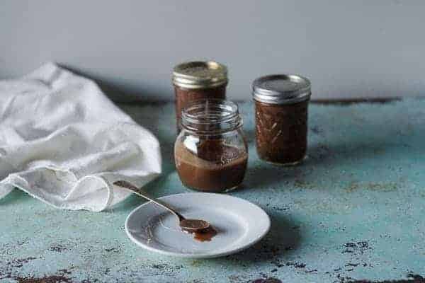 Halvah Milk Chocolate Hot Fudge. This recipe is a twist on hot fudge sauce with sweet sesame paste, milk chocolate, and a hint of coffee. So good. Gluten free. From Blossom to Stem | Because Delicious | www.blossomtostem.net