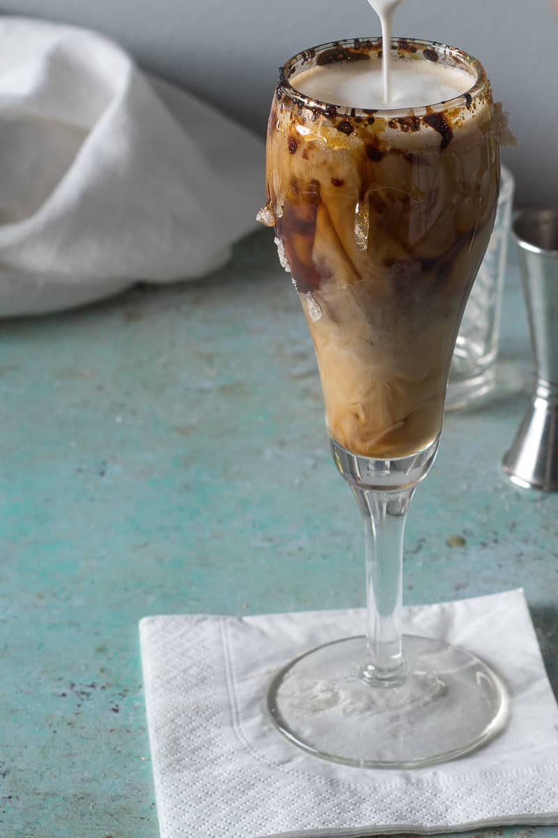 Spanish Coffee, a cold weather cocktail Blossom to Stem