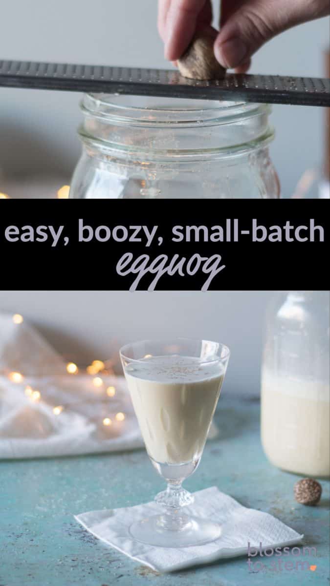 Easy, boozy, small-batch eggnog