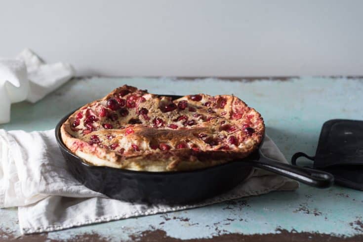 Five Spice Cranberry Dutch Baby