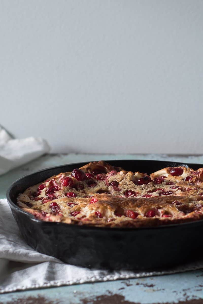 Five Spice Cranberry Dutch Baby