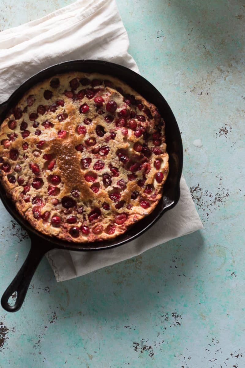 Five spice cranberry Dutch baby