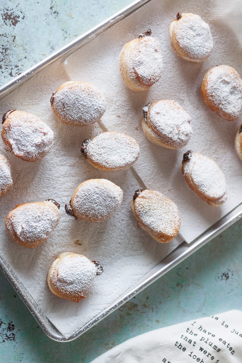 Paczki (Yeast Polish Jelly Doughnuts) From Blossom to Stem | www.blossomtostem.net