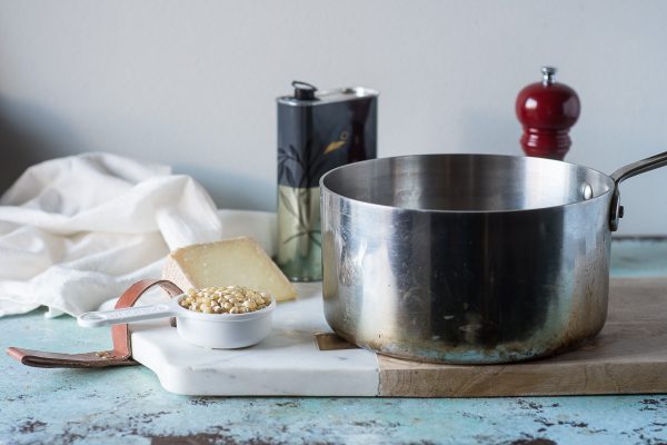 Cacio e Pepe Popcorn. From Blossom to Stem | www.blossomtostem.net