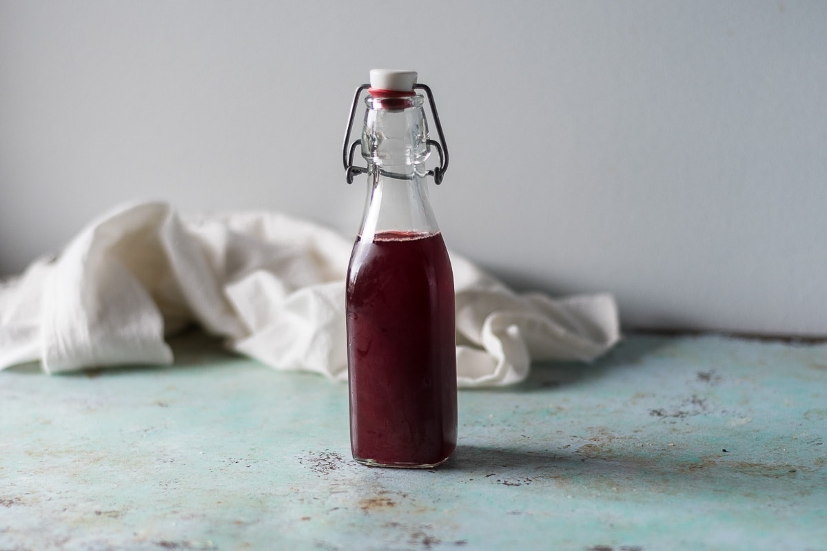 Raspberry Syrup. From Blossom to Stem | www.blossomtostem.net