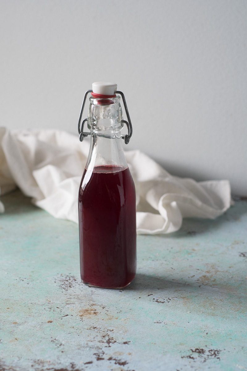 Raspberry Syrup. From Blossom to Stem | www.blossomtostem.net