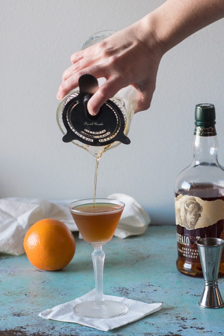 The Revolver, a coffee-kissed bourbon cocktail. From Blossom to Stem | www.blossomtostem.net