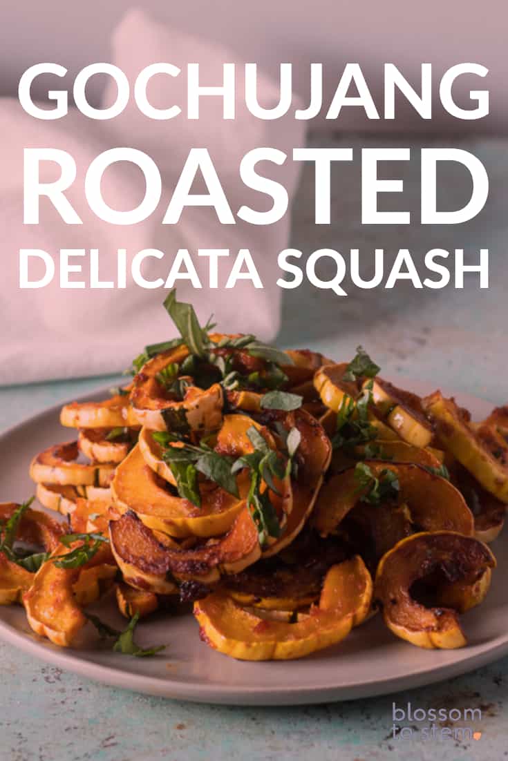 Gochujang Roasted Delicata Squash