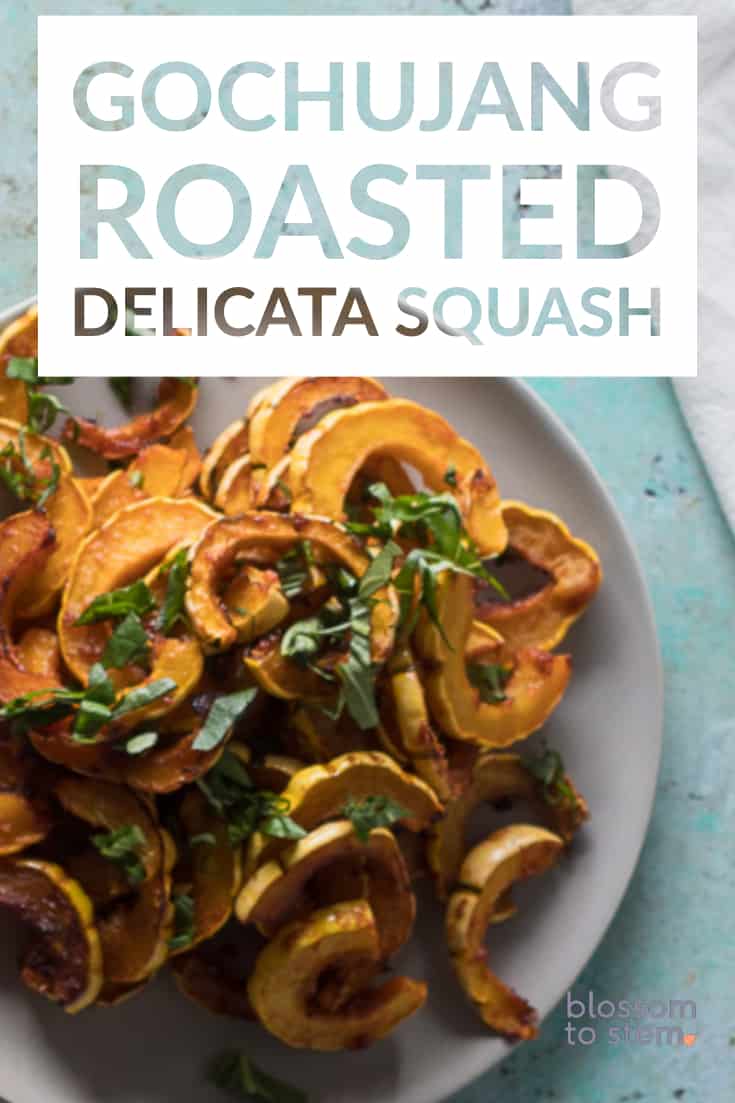 Gochujang Roasted Delicata Squash