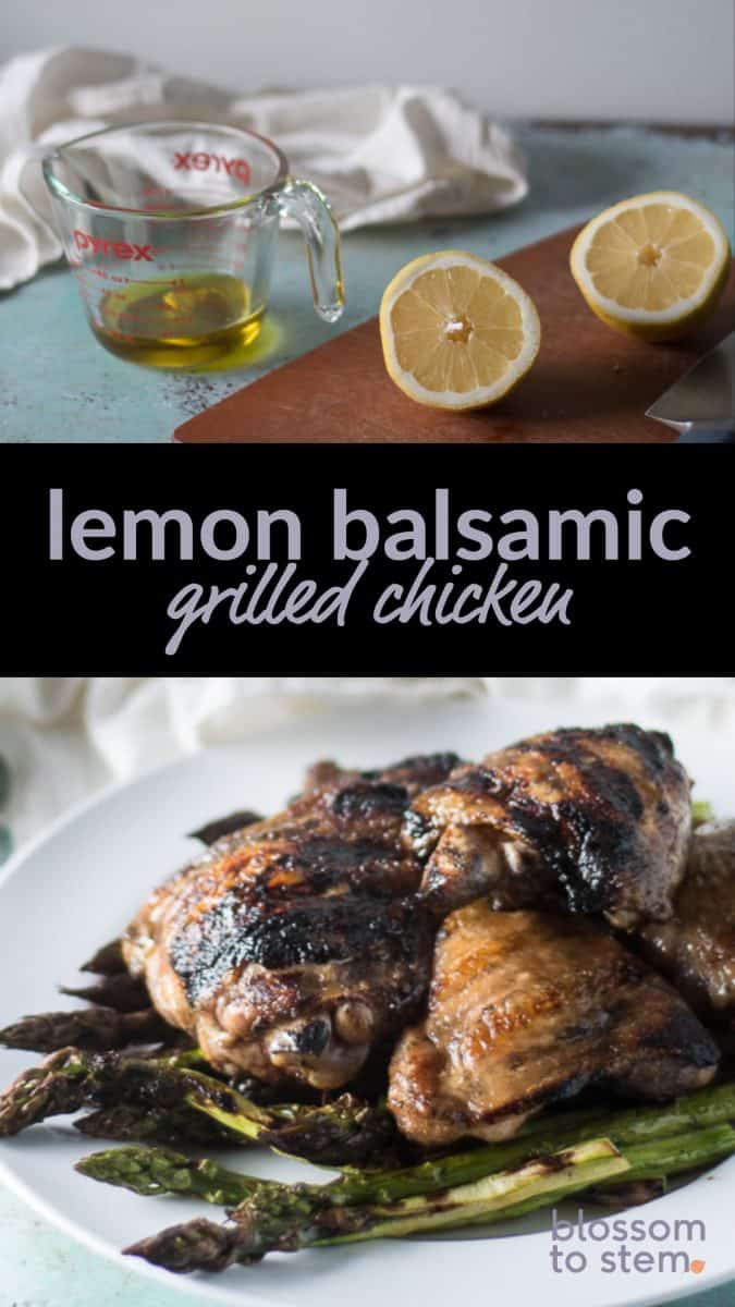 Lemon Balsamic Grilled Chicken