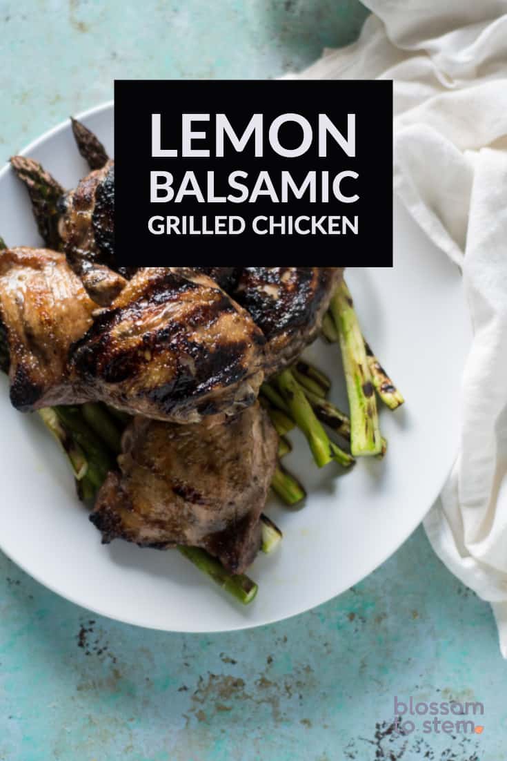 Lemon Balsamic Grilled Chicken