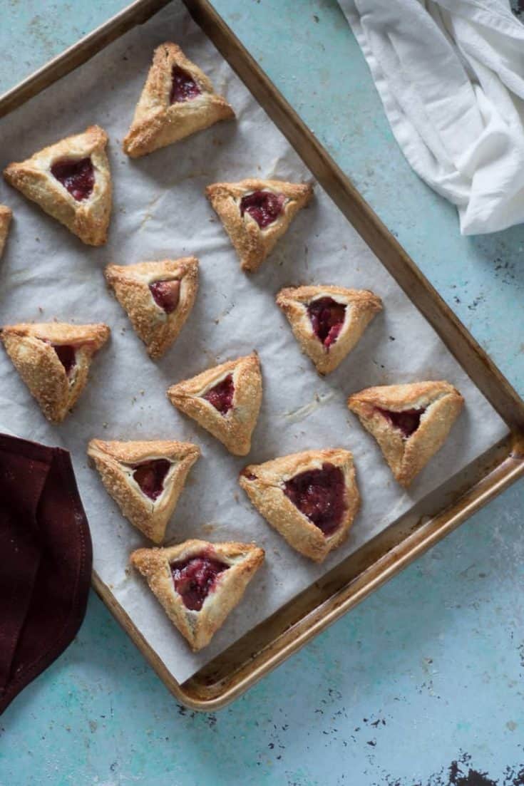 Strawberry Rhubarb Turnovers. From Blossom to Stem | www.blossomtostem.net