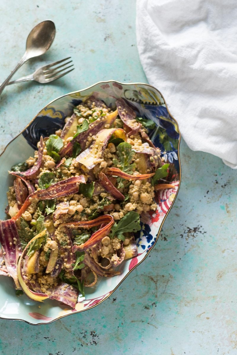 Carrot Chickpea Quinoa Bowl from Blossom to Stem | www.blossomtostem.net