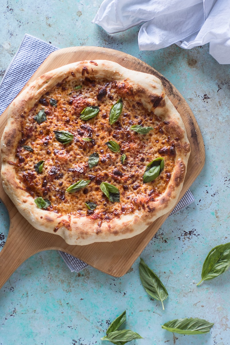 The Best Pizza Dough. A simple recipe for pizza dough with a thin crust and a chewy, puffy rim (cornicione). Astonishingly good.
