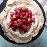 Strawberry Pavlova with Mezcal and Lime from Blossom to Stem | www.blossomtostem.net