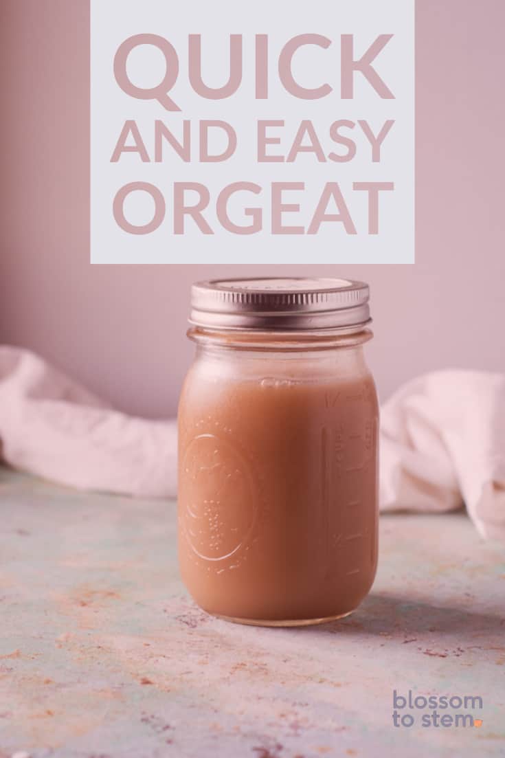 Quick and Easy Orgeat
