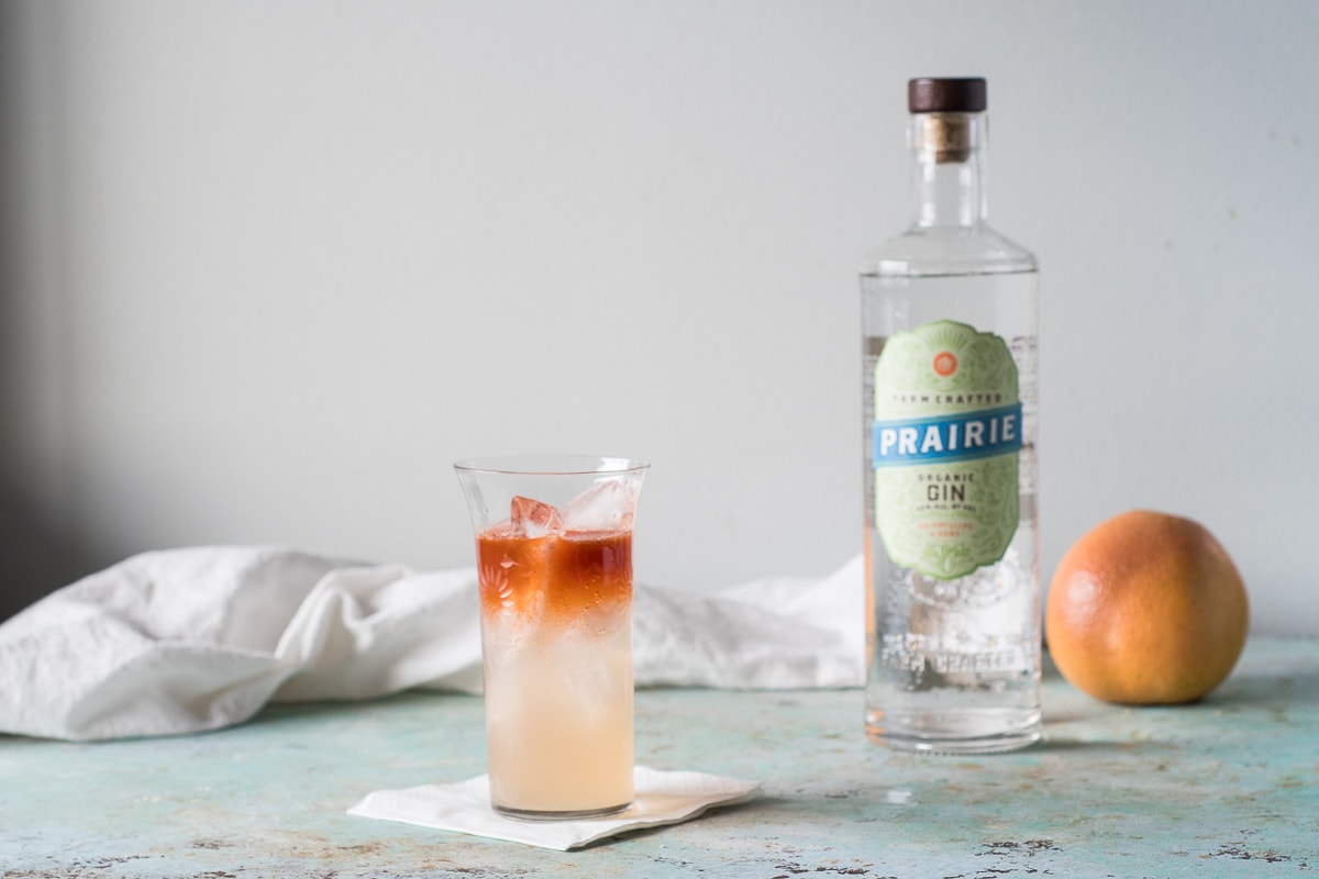 Dusk on the Prairie, a gin cocktail