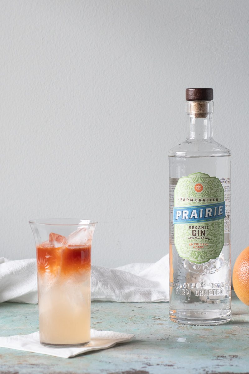 Dusk on the Prairie, a gin cocktail