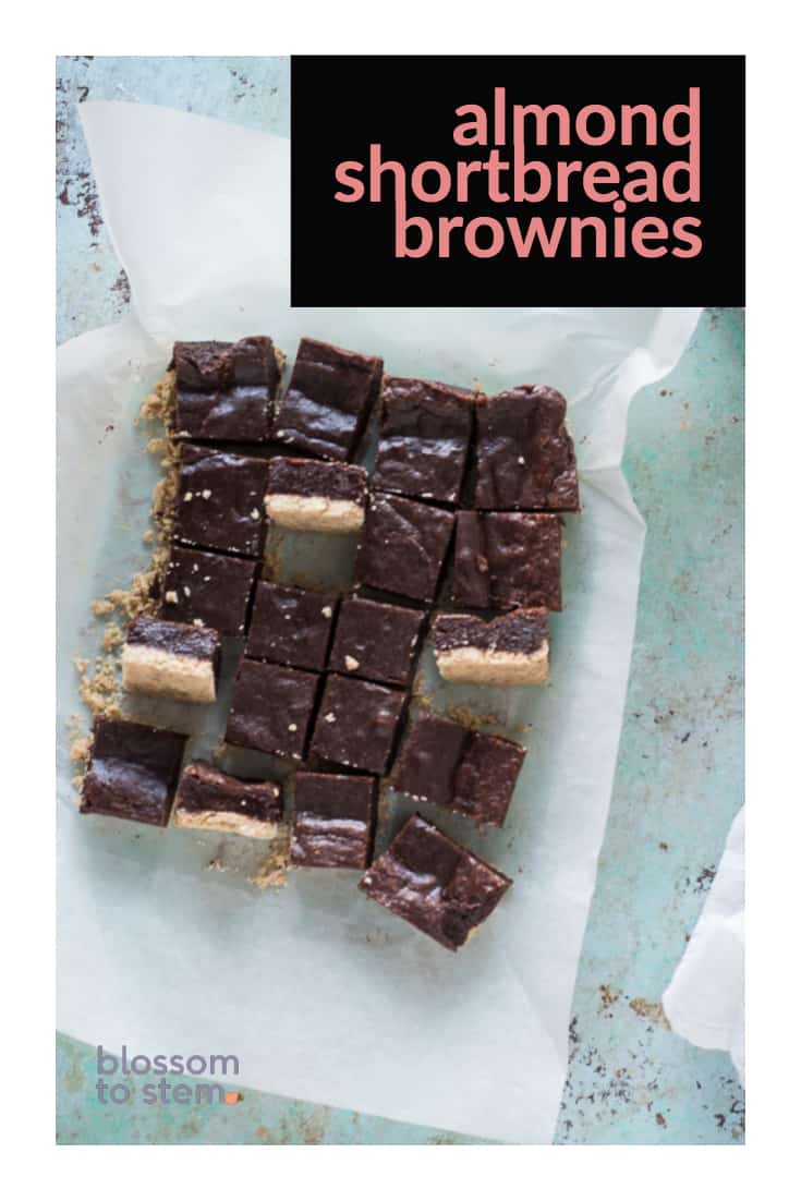 Almond Shortbread Brownies