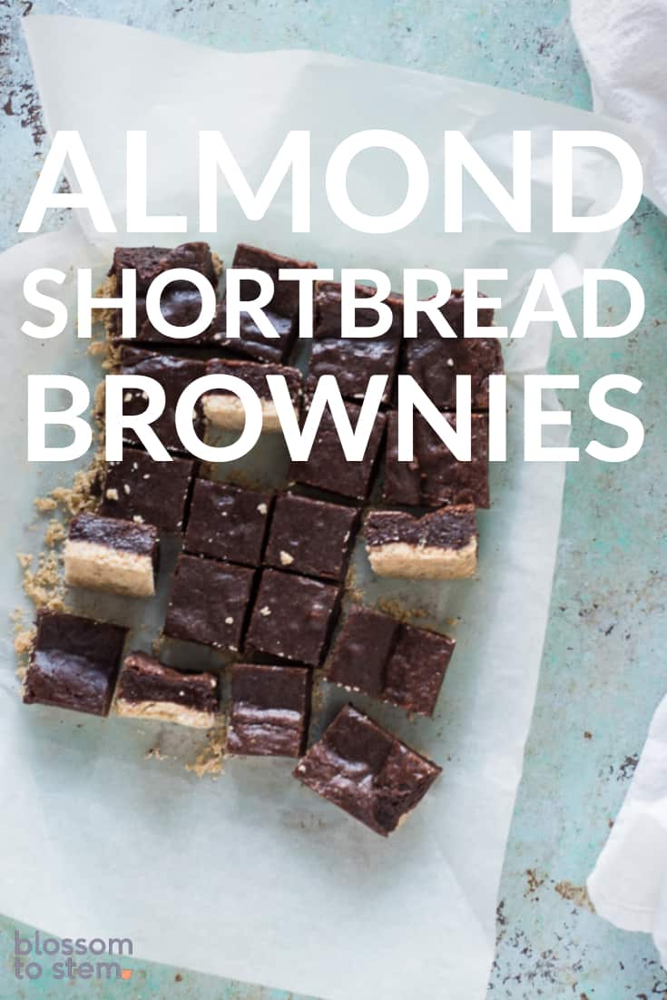 Almond Shortbread Brownies