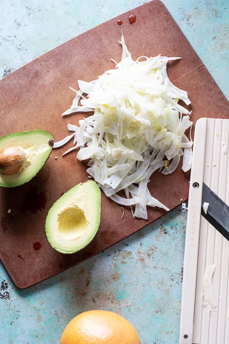 Shaved Fennel and Avocado