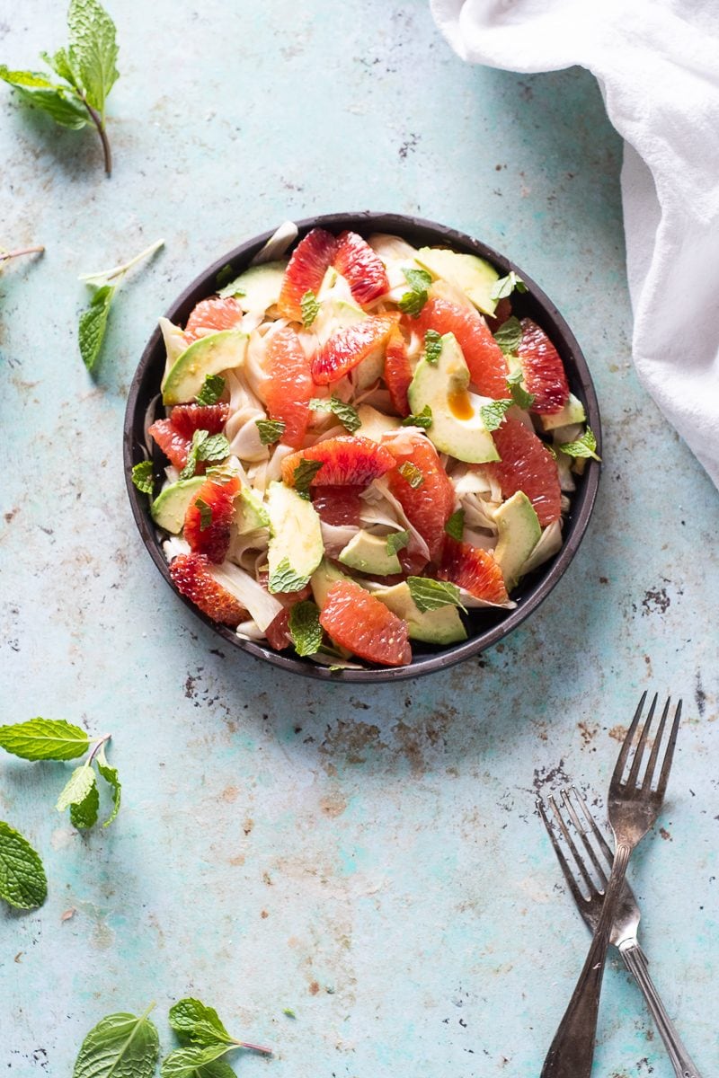 Citrus, Avocado, and Shaved Fennel Salad