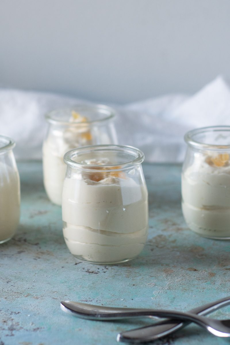 Meyer Lemon Ginger Mousse