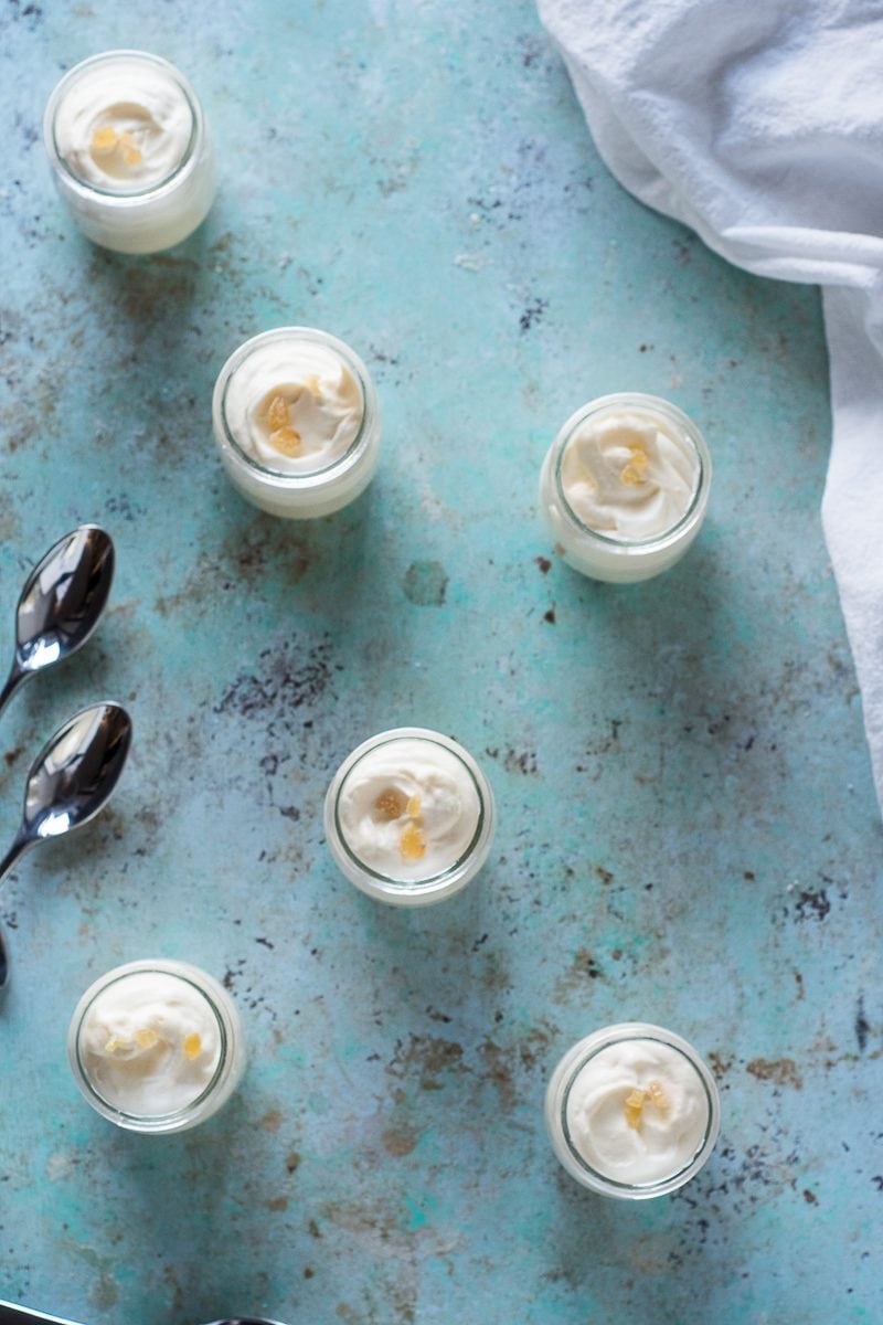 Meyer Lemon Ginger Mousse