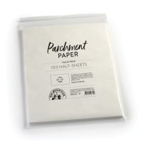 Baking Parchment Paper - Set of 100 Half-Sheets