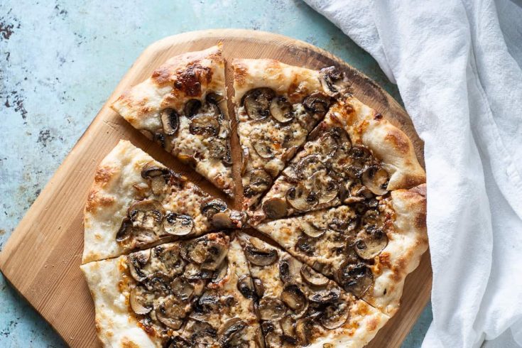 Roasted Mushroom Pizza