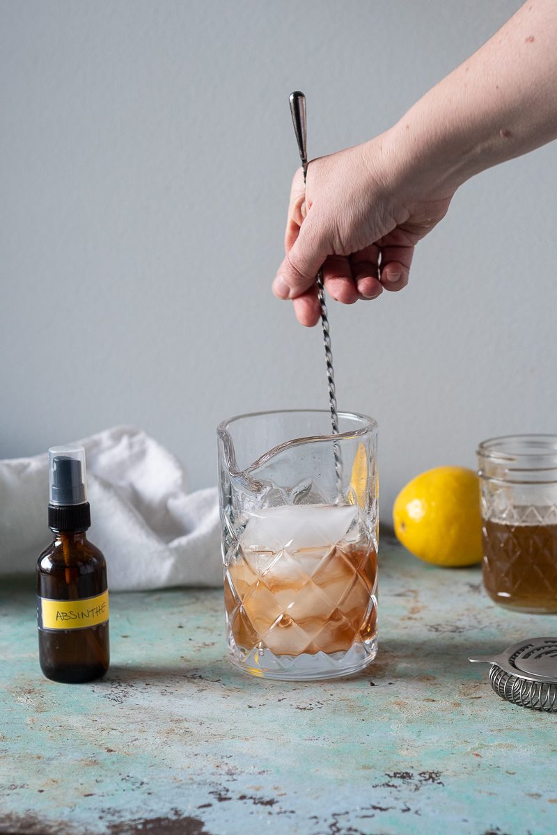 Sazerac. A classic, spirit-forward New Orleans cocktail with rye, absinthe, Peychaud's bitters and simple syrup. (Originally made with cognac.)