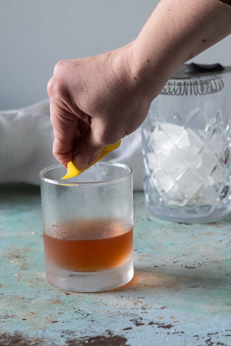 Sazerac. A classic, spirit-forward New Orleans cocktail with rye, absinthe, Peychaud's bitters and simple syrup. (Originally made with cognac.)