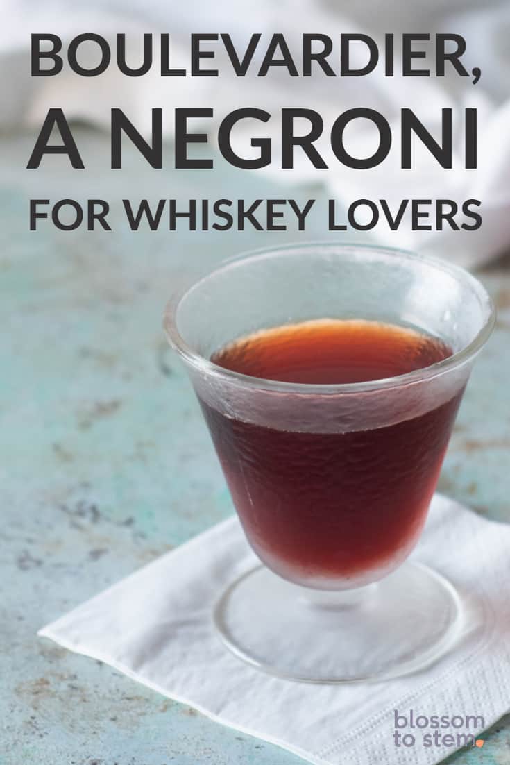 Boulevardier a Negroni for Whiskey Lovers