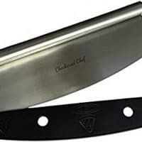 Checkered Chef Extra Large Pizza Cutter -16 Inch - Sharp Rocker Blade With Cover. Heavy Duty Stainless Steel. Best Way To Cut Pizzas And More. Dishwasher Safe.